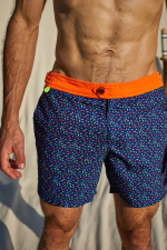 Man wearing a swimsuit with buttoned belt Air Bondi Beach